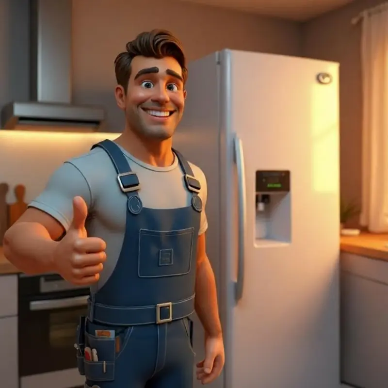 Completed appliance repair backed by 90-day warranty